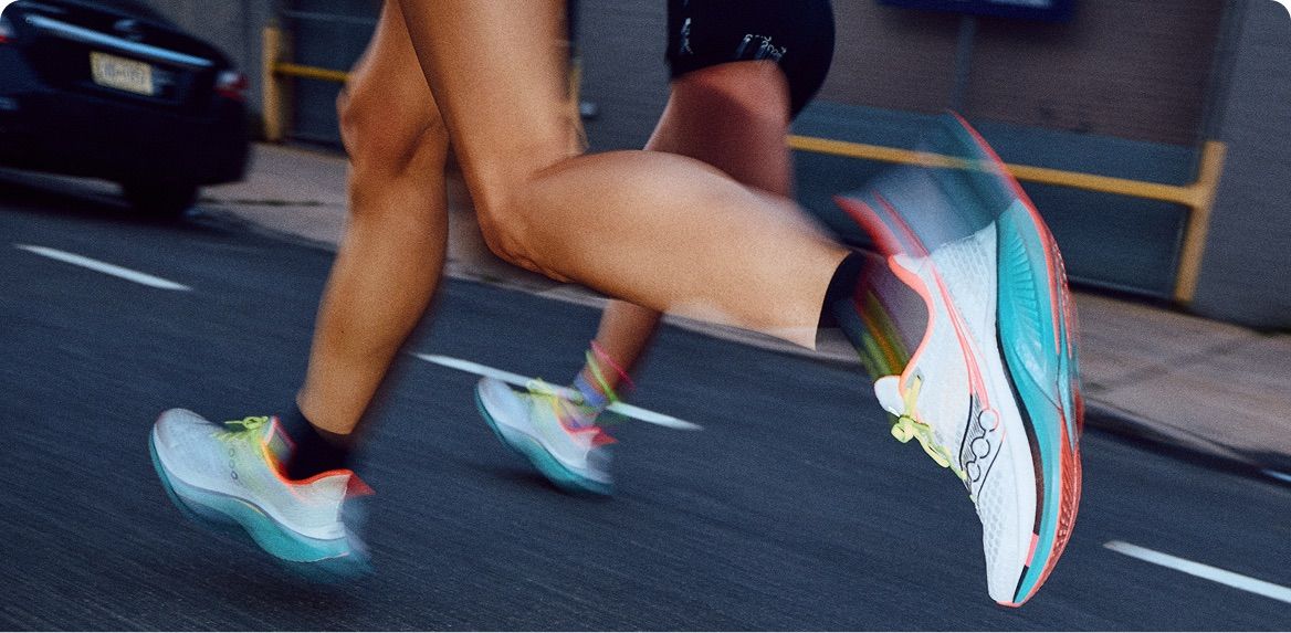 Runners in a maze.